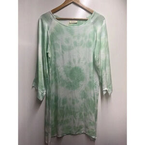 Stark X Anthro Green tye Dye Dress Size Xs Women’s Knee Length